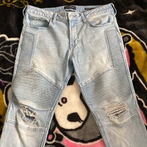 Pacsun active stretch moto skinny jeans pac sun